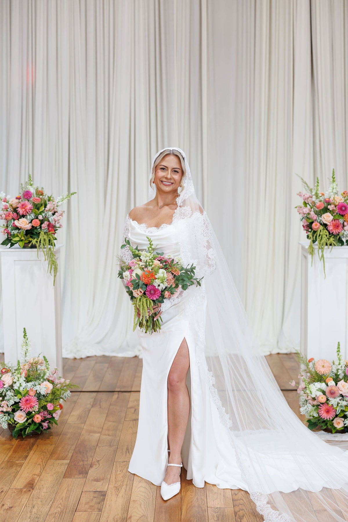 A Garden-Inspired Wedding at The District in Richmond, Illinois