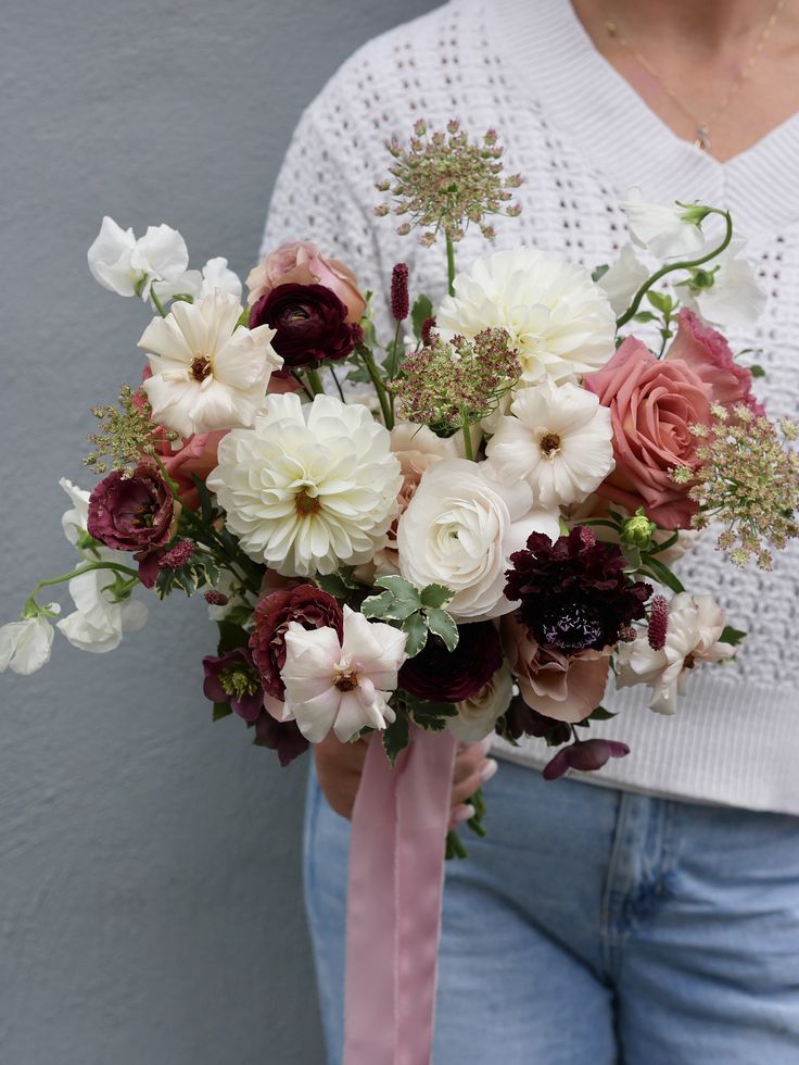 Northern Illinois wedding florist bouquet